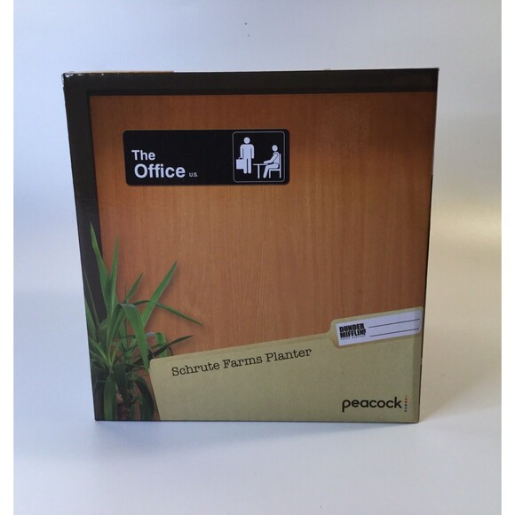 The Office Schrute Farms Scranton PA Ceramic Planter Culturefly Exclusive Dwight - Picture 4 of 7